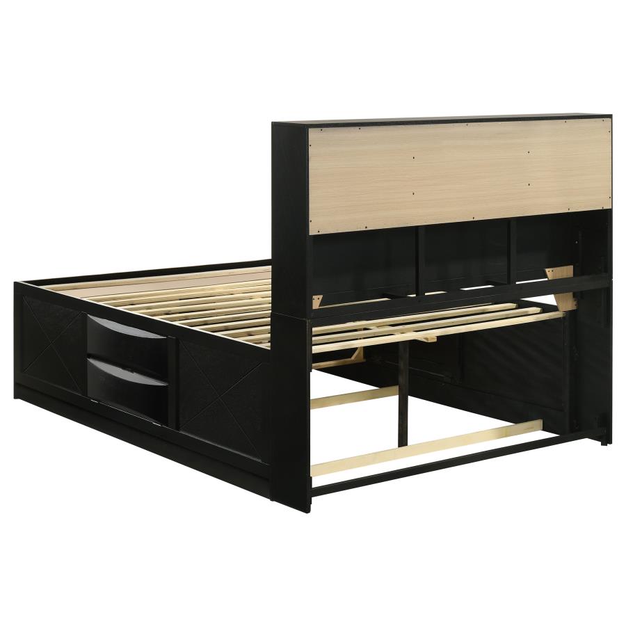 Briana 5-piece Queen Bedroom Set Black-zoom-4