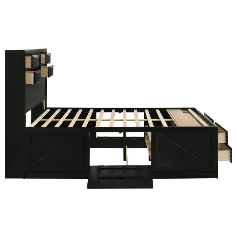 Briana 5-piece Queen Bedroom Set Black-zoom-