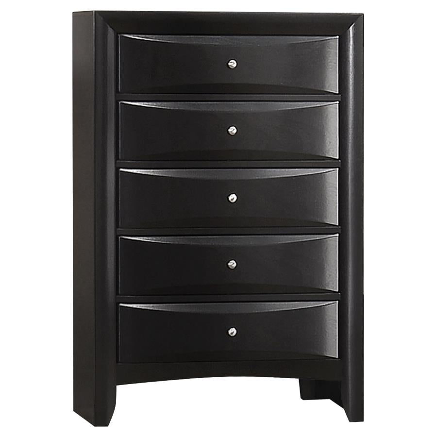 Briana 5-piece Queen Bedroom Set Black-zoom-9