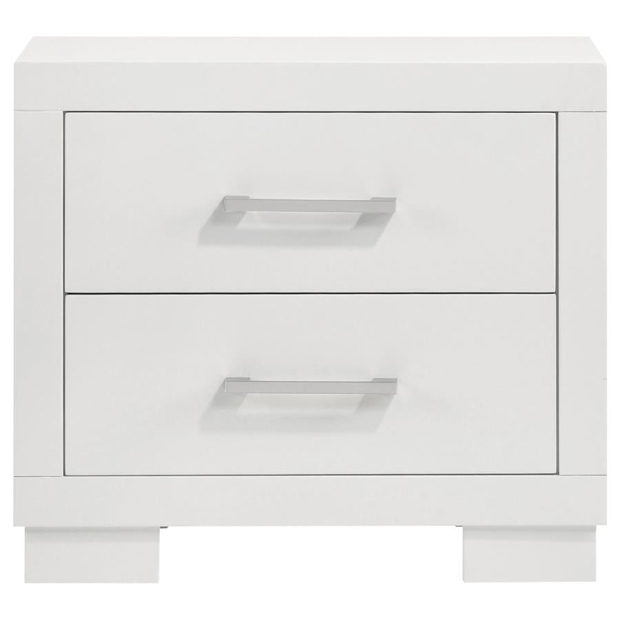 Jessica 5-piece Queen LED Bedroom Set Snow White-zoom-6