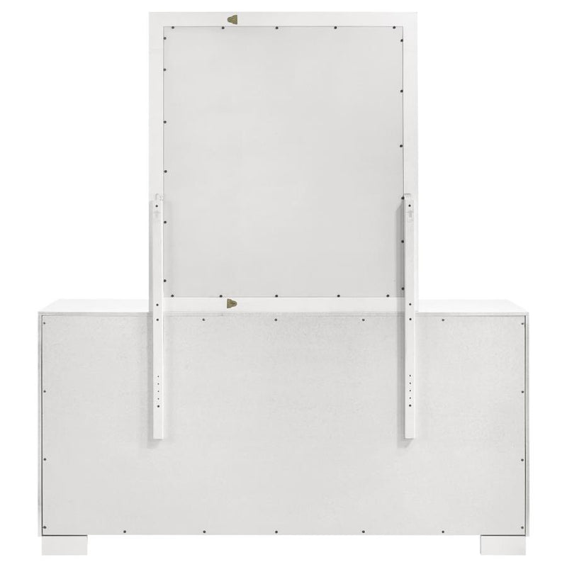 Jessica 6-drawer Dresser with Mirror Snow White-zoom-