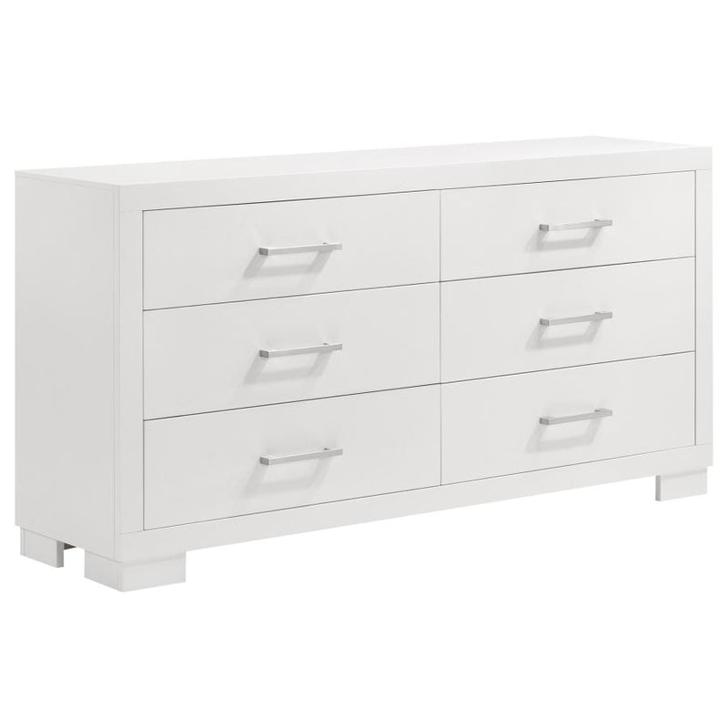 Jessica 6-drawer Dresser Snow White-zoom-