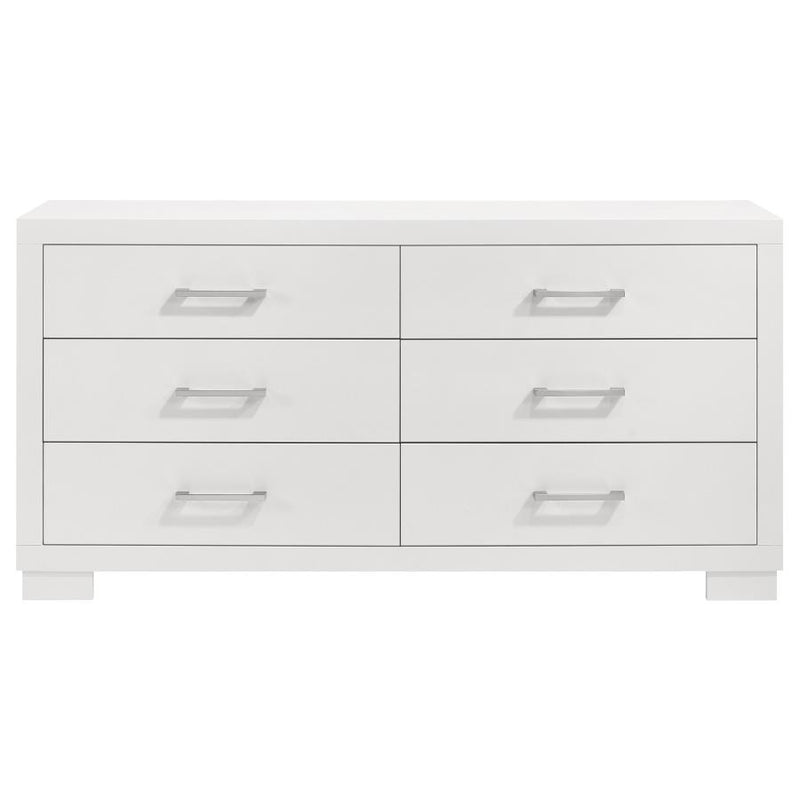 Jessica 6-drawer Dresser Snow White-zoom-