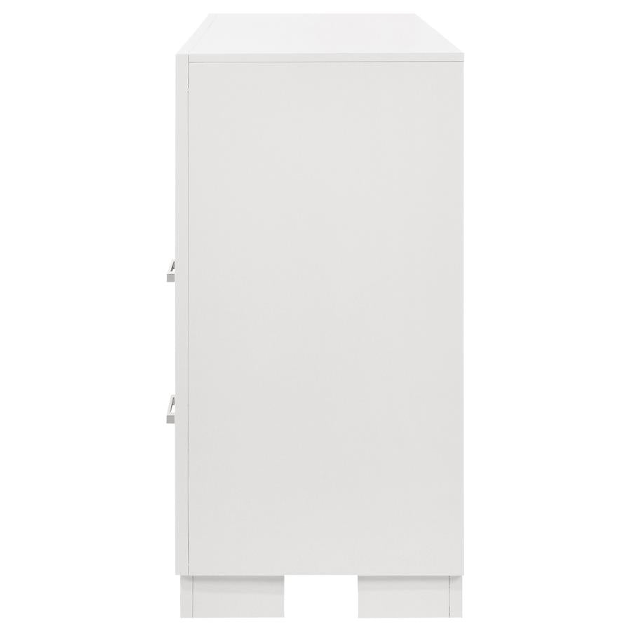 Jessica 6-drawer Dresser Snow White-zoom-5