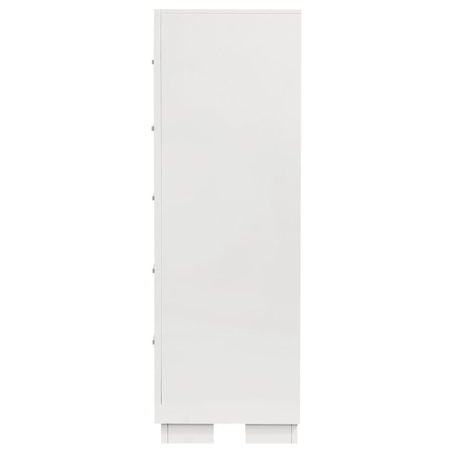 Jessica 5-drawer Bedroom Chest Snow White-zoom-5