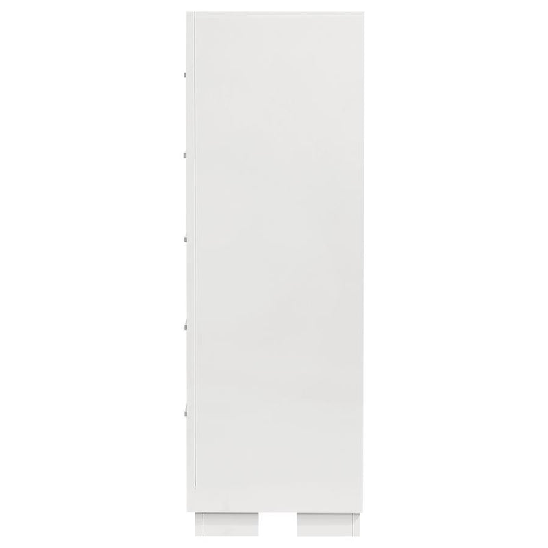 Jessica 5-drawer Bedroom Chest Snow White-zoom-