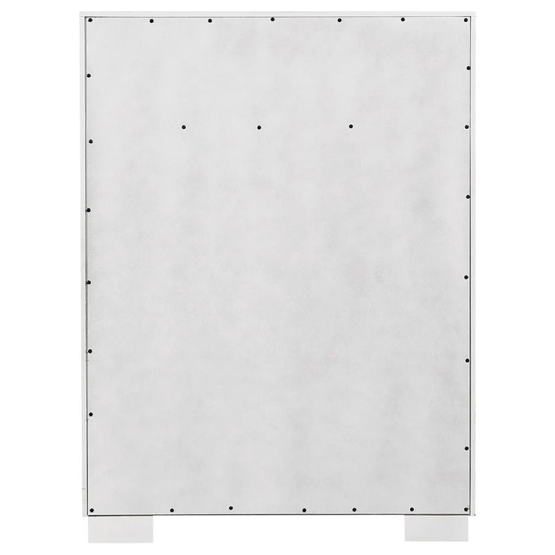 Jessica 5-drawer Bedroom Chest Snow White-zoom-