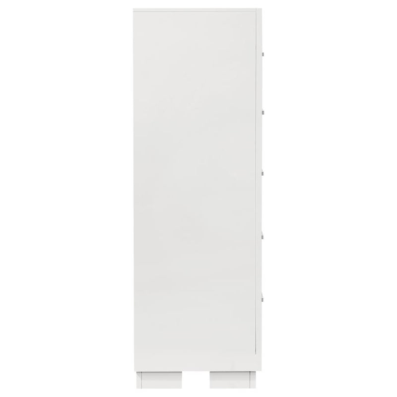 Jessica 5-drawer Bedroom Chest Snow White-zoom-