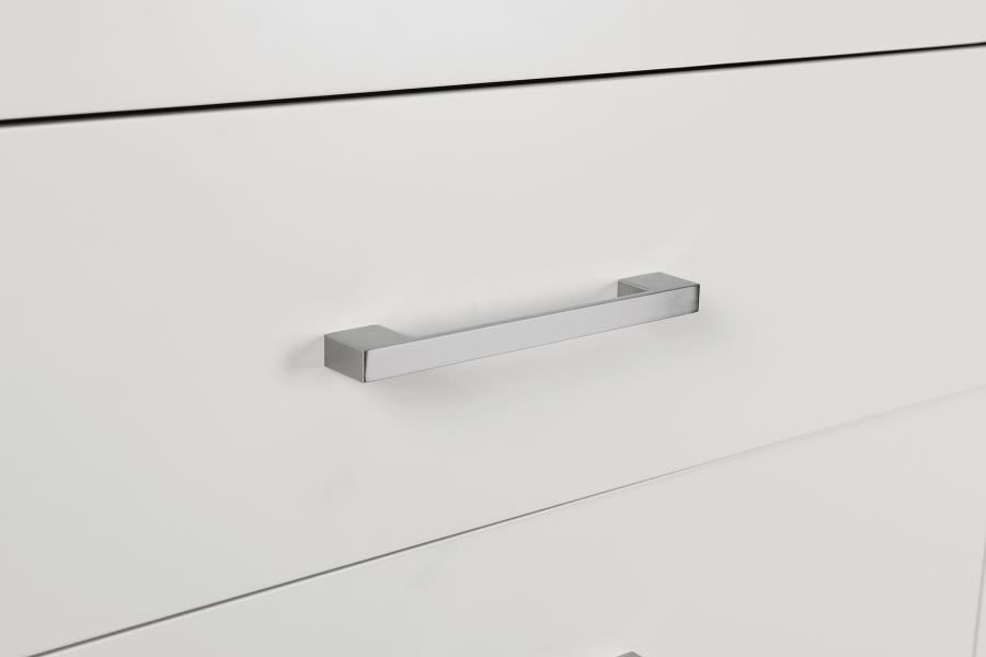 Jessica 5-drawer Bedroom Chest Snow White-zoom-11