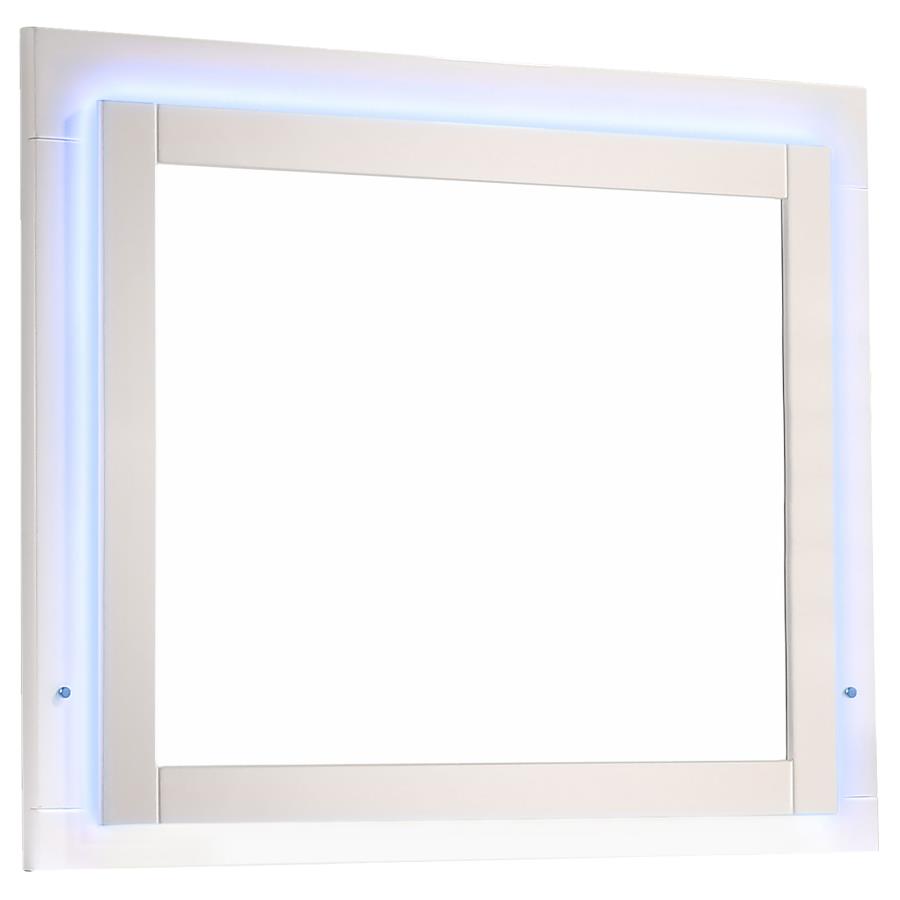Felicity 5-piece Eastern King Bedroom Set White High Gloss-zoom-10