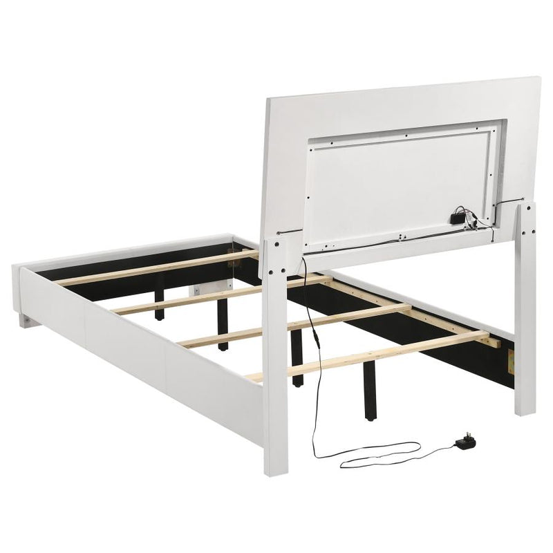 Felicity 5-piece Twin Bedroom Set White High Gloss-zoom-