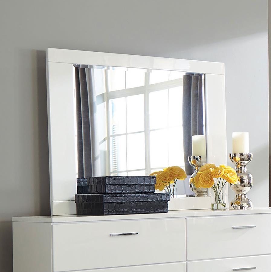 Felicity Dresser Mirror White High Gloss-2