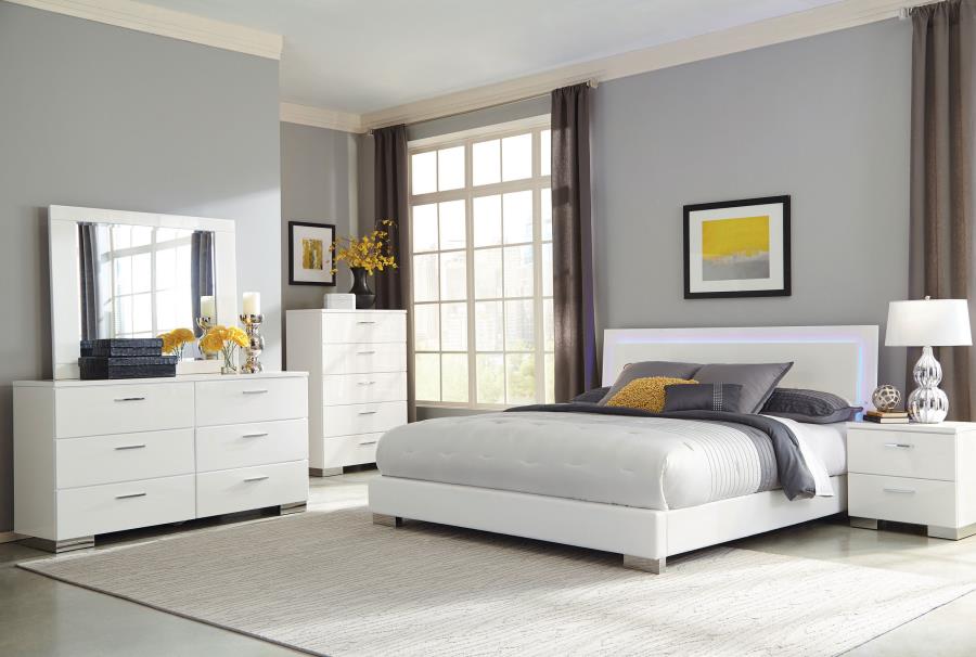 Felicity Dresser Mirror White High Gloss-6