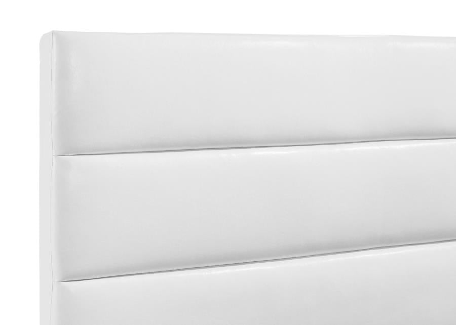 Felicity 5-piece Eastern King Bedroom Set White High Gloss-13