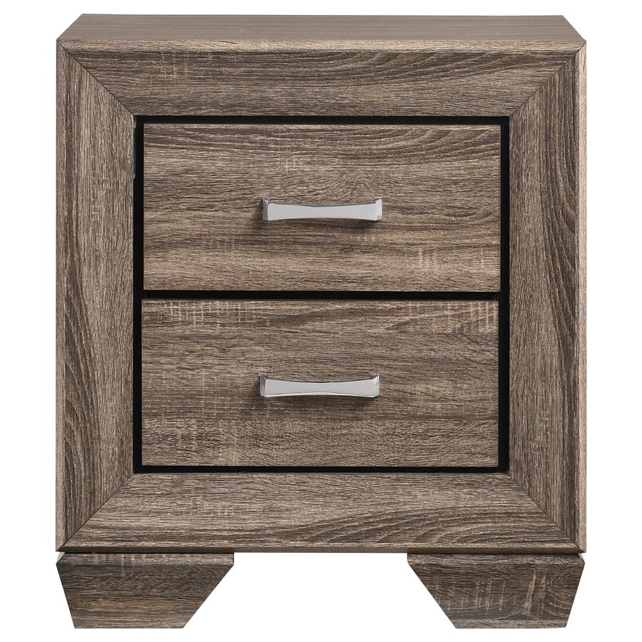 Kauffman 5-piece Queen Bedroom Set Washed Taupe-5