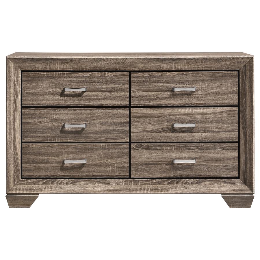 Kauffman 5-piece Queen Bedroom Set Washed Taupe-zoom-8