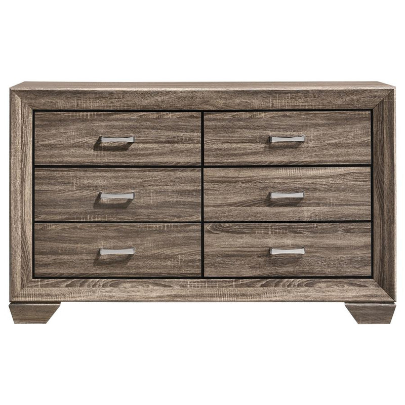 Kauffman 5-piece Queen Bedroom Set Washed Taupe-zoom-