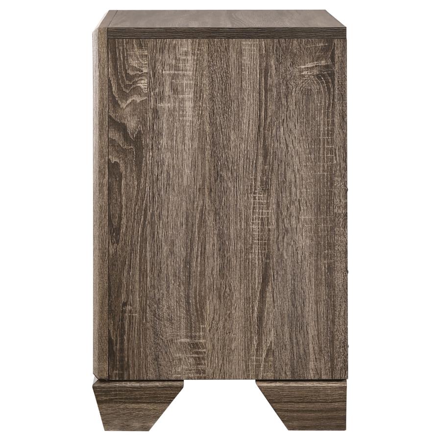 Kauffman 2-drawer Nightstand Washed Taupe-5