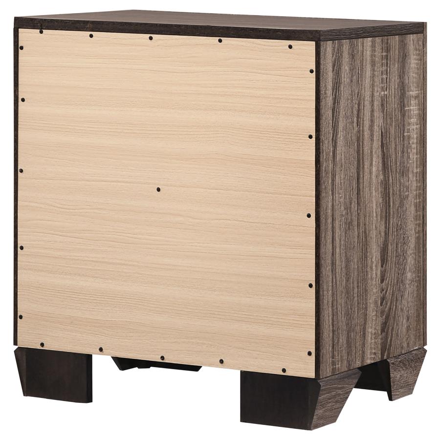 Kauffman 2-drawer Nightstand Washed Taupe-8