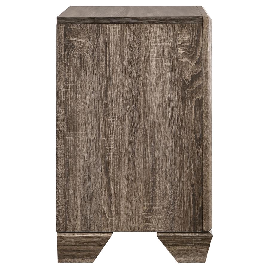 Kauffman 2-drawer Nightstand Washed Taupe-zoom-9