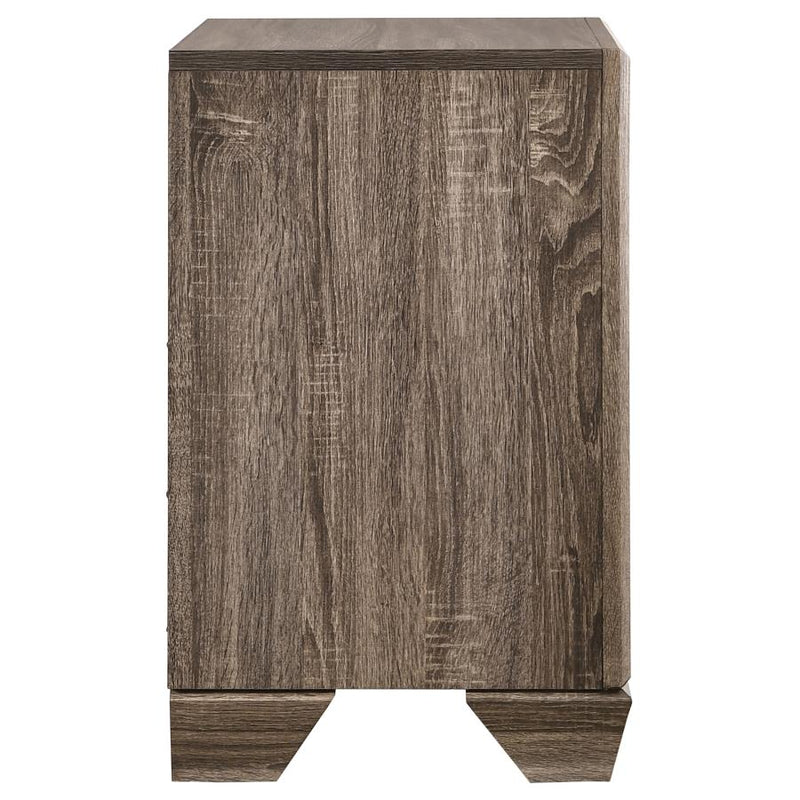Kauffman 2-drawer Nightstand Washed Taupe-zoom-