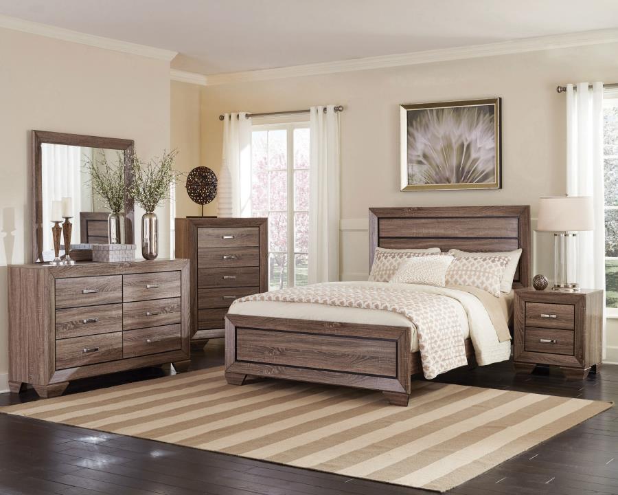 Kauffman 2-drawer Nightstand Washed Taupe-zoom-11