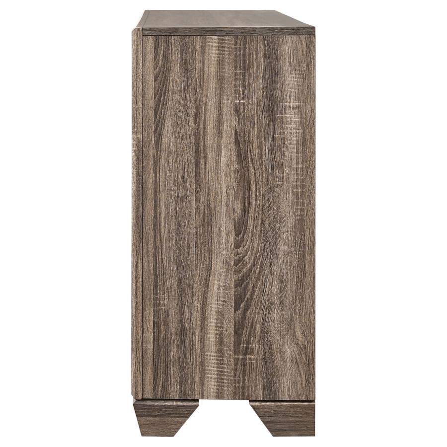 Kauffman 6-drawer Dresser Washed Taupe-5