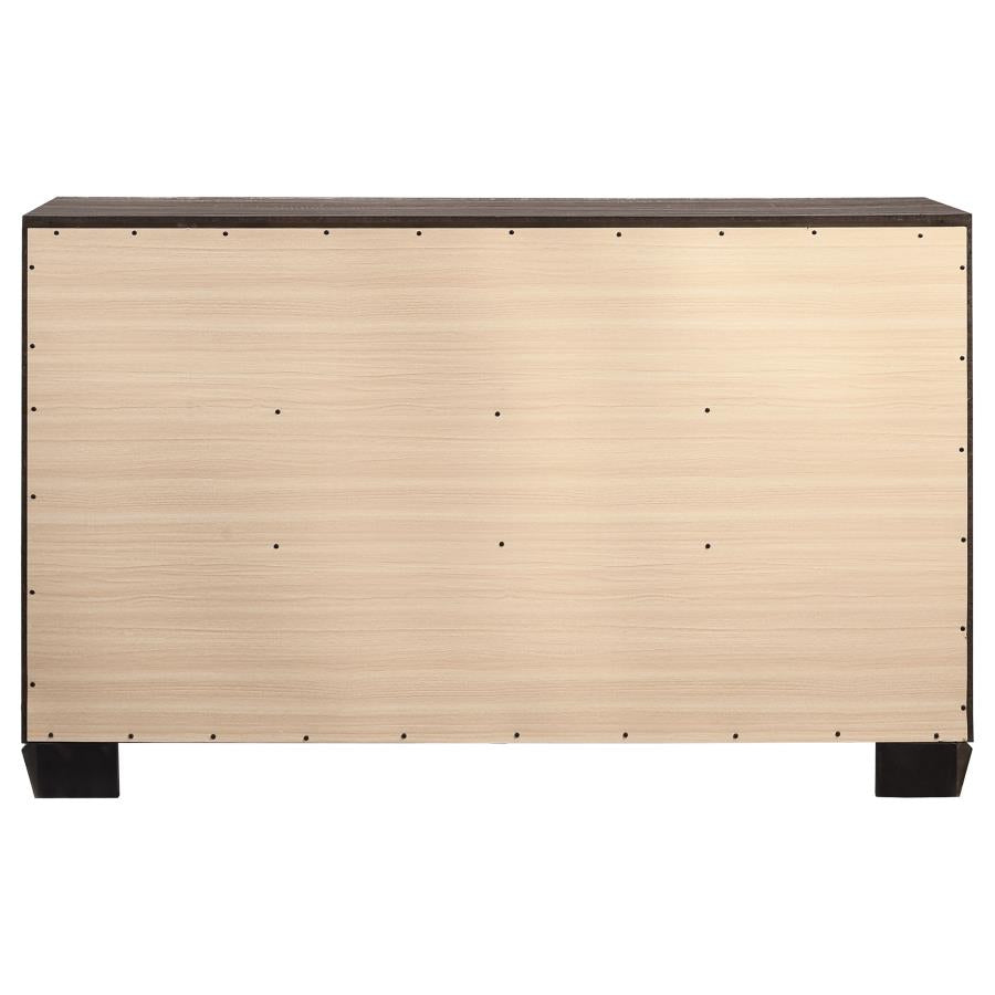 Kauffman 6-drawer Dresser Washed Taupe-zoom-7