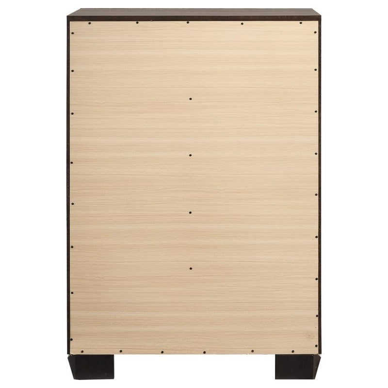 Kauffman 5-drawer Bedroom Chest Washed Taupe-zoom-
