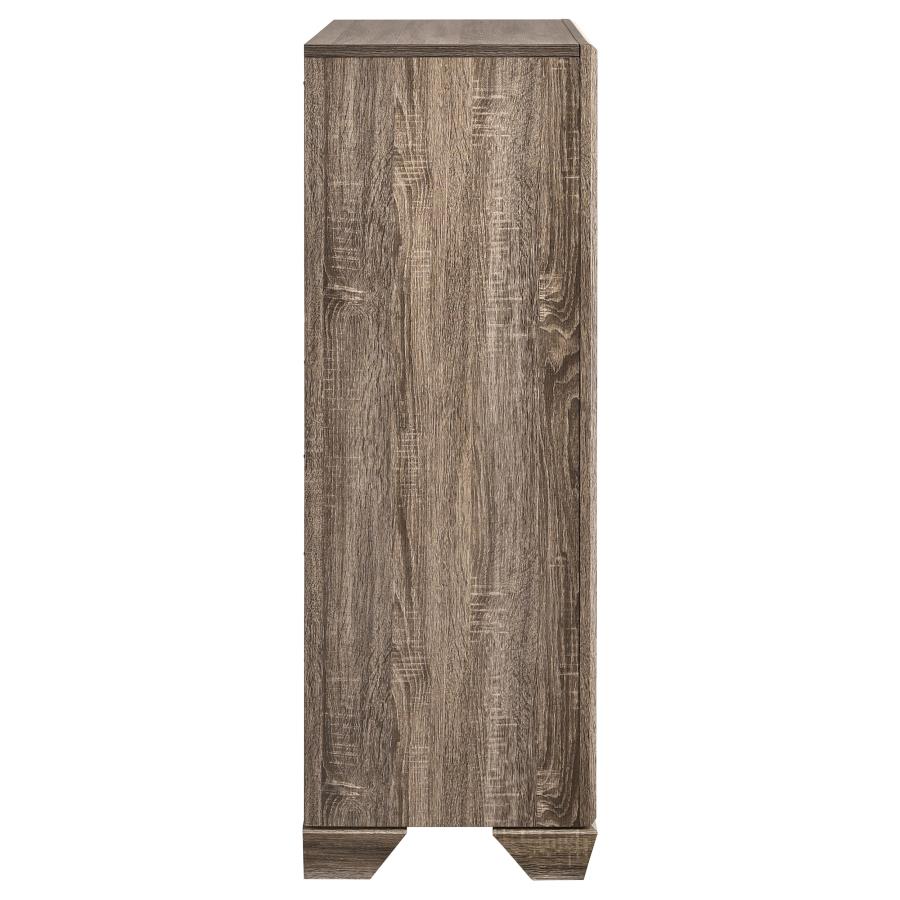 Kauffman 5-drawer Bedroom Chest Washed Taupe-9