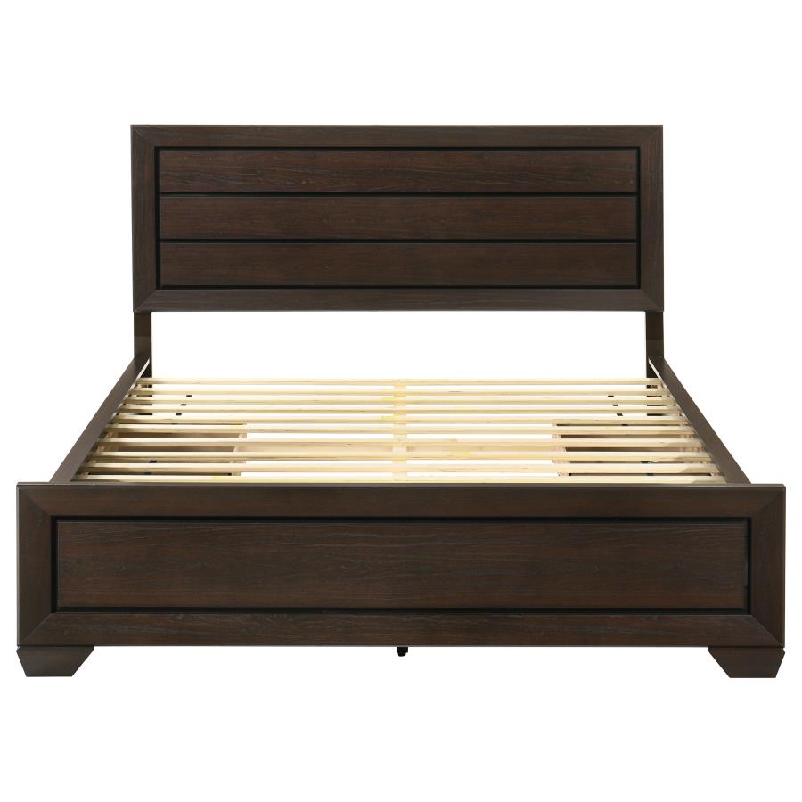 Kauffman Wood California King Storage Panel Bed Dark Cocoa-zoom-7