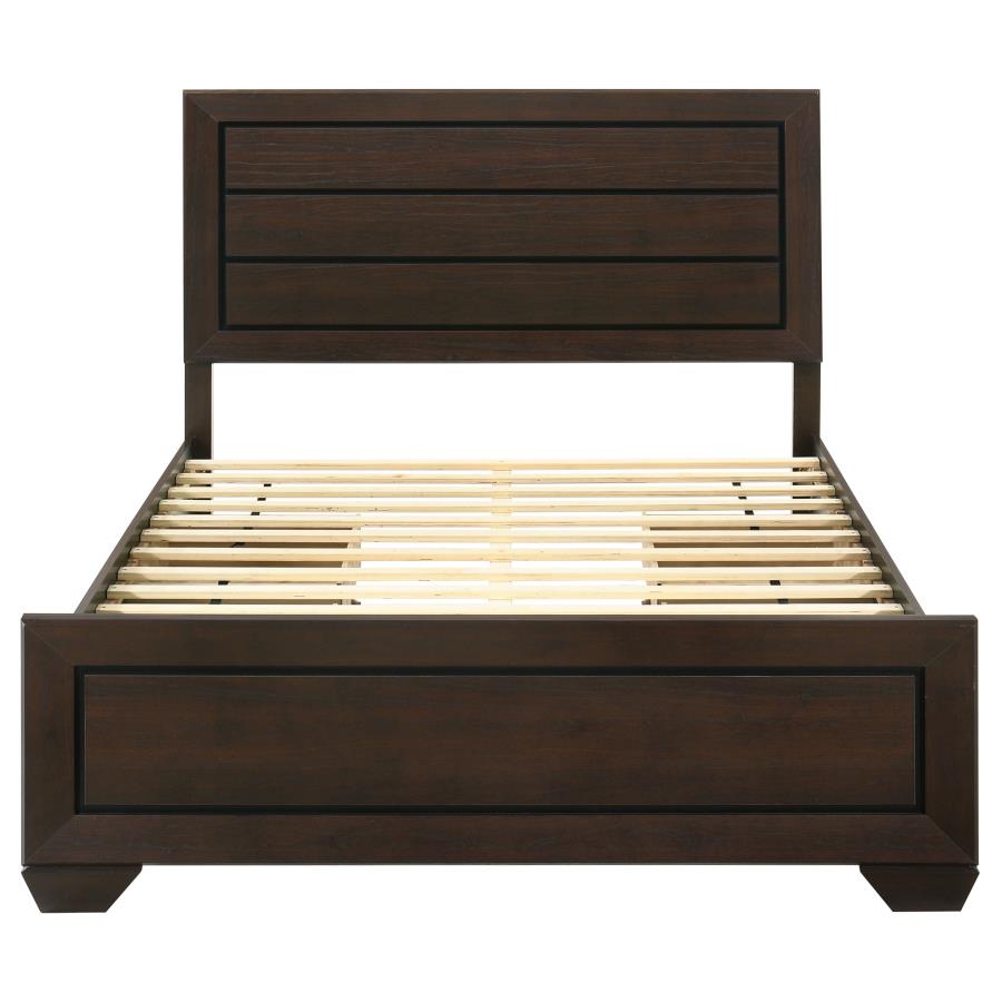 Kauffman Wood Queen Storage Panel Bed Dark Cocoa-7