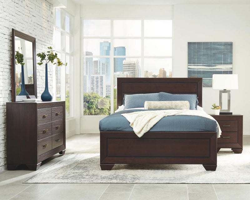Kauffman 4-piece Eastern King Bedroom Set Dark Cocoa-zoom-