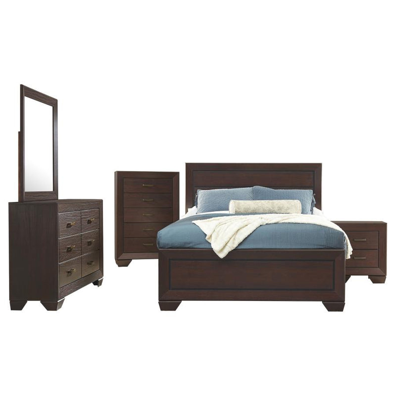 Kauffman 5-piece Eastern King Bedroom Set Dark Cocoa-zoom-