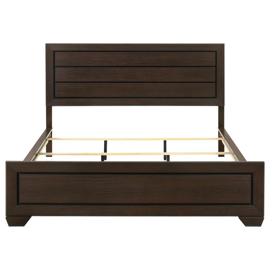 Kauffman Wood California King Panel Bed Dark Cocoa-zoom-4