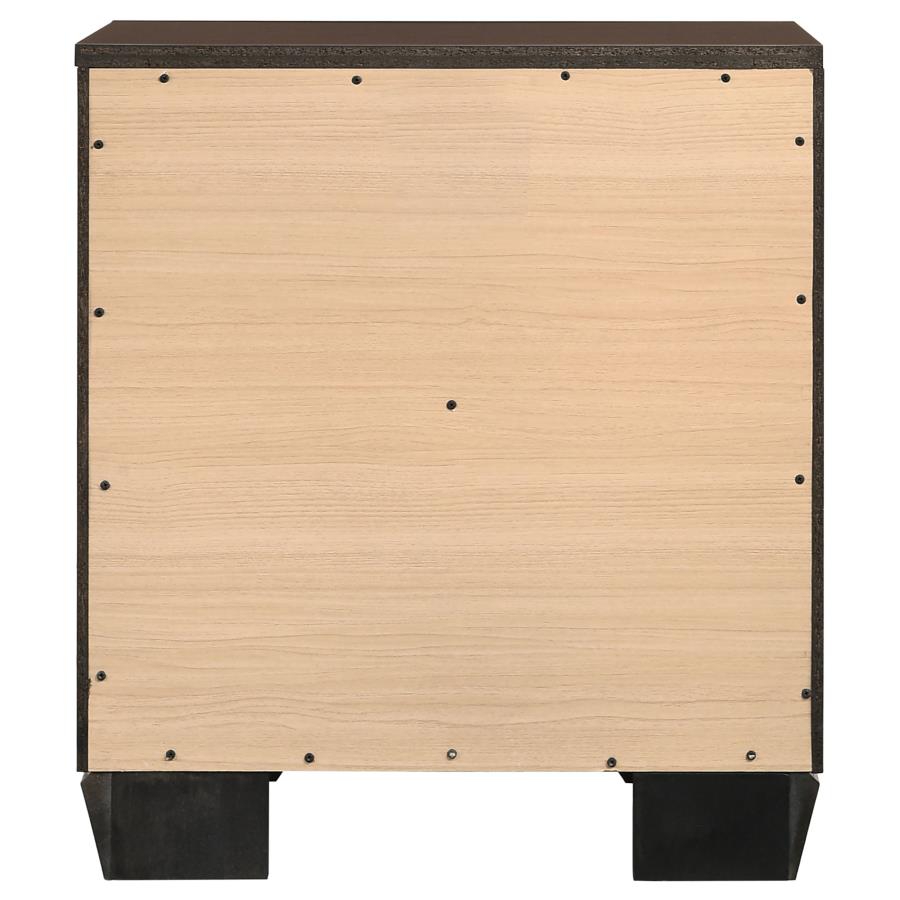 Kauffman 2-drawer Nightstand Dark Cocoa-zoom-7