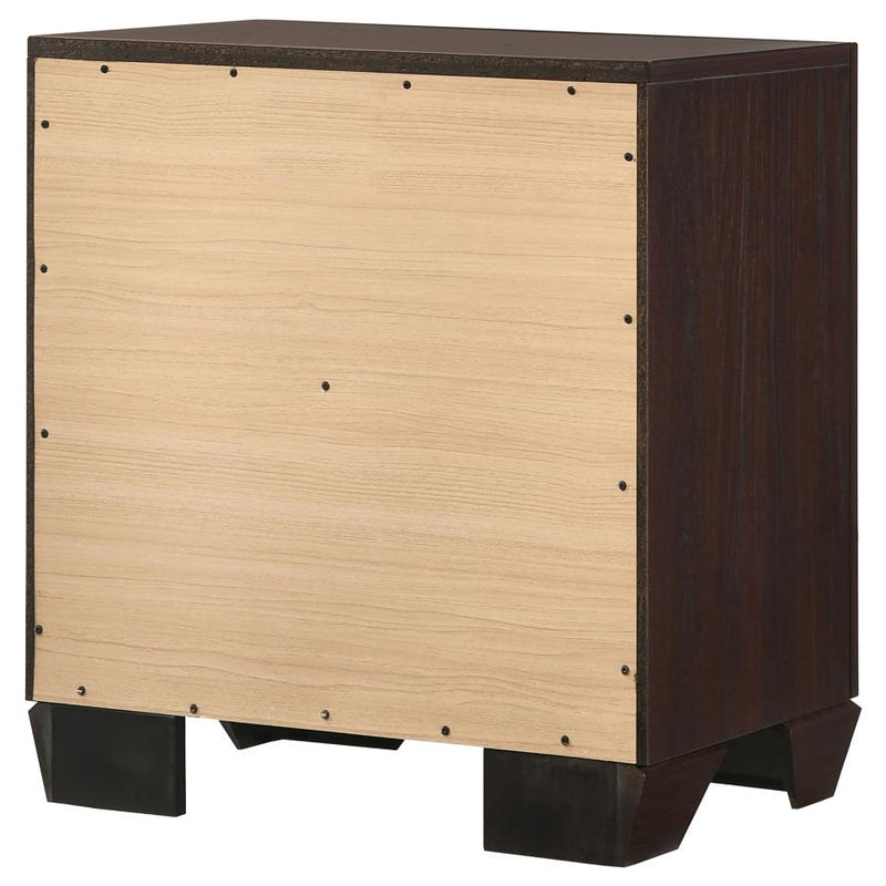 Kauffman 2-drawer Nightstand Dark Cocoa-zoom-