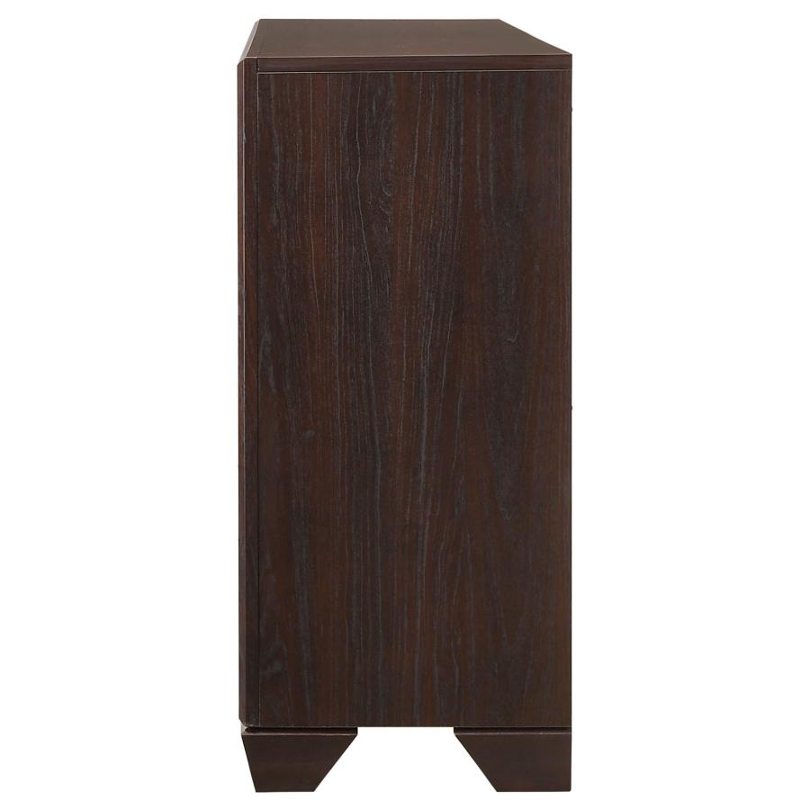 Kauffman 6-drawer Dresser Dark Cocoa-zoom-5