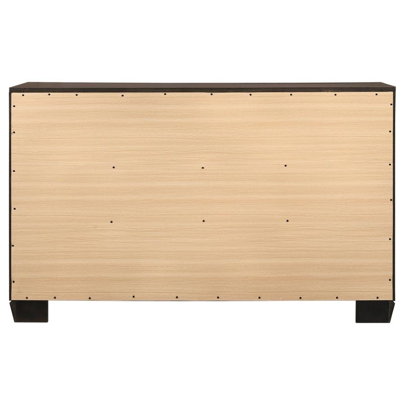 Kauffman 6-drawer Dresser Dark Cocoa-zoom-