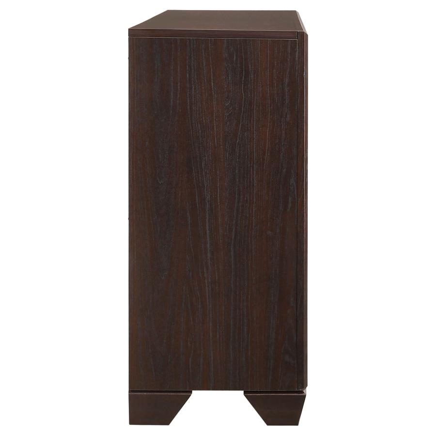 Kauffman 6-drawer Dresser Dark Cocoa-9