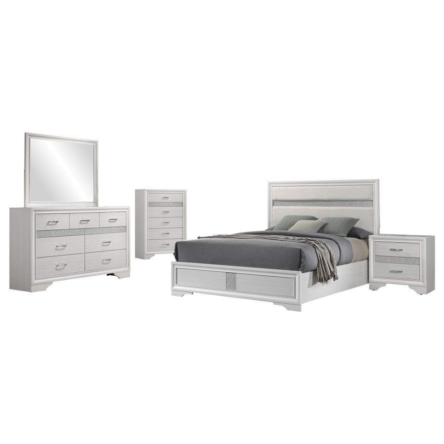 Miranda 5-piece Full Bedroom Set White-2