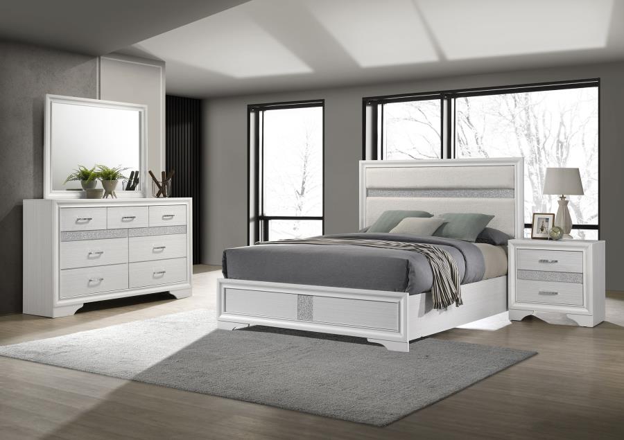 Miranda 4-piece California King Bedroom Set White-1