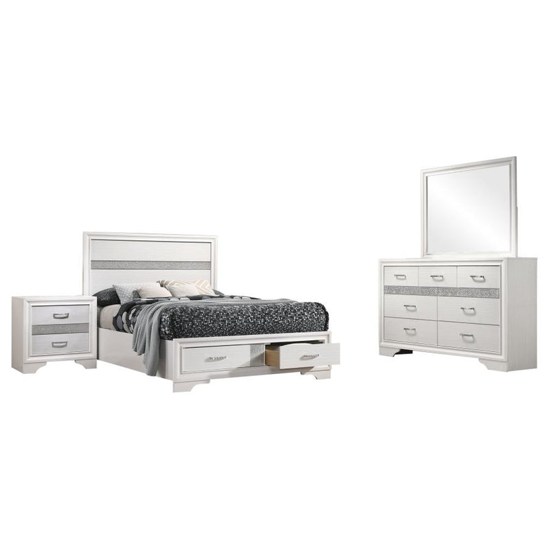 Miranda 4-piece Full Bedroom Set White-zoom-