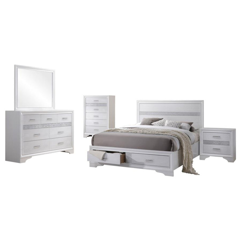 Miranda 5-piece California King Bedroom Set White-zoom-