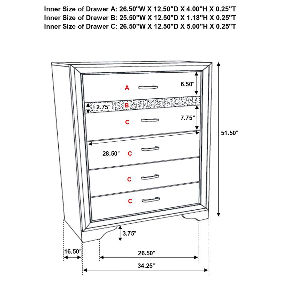 Miranda 5-piece Twin Bedroom Set White-zoom-19