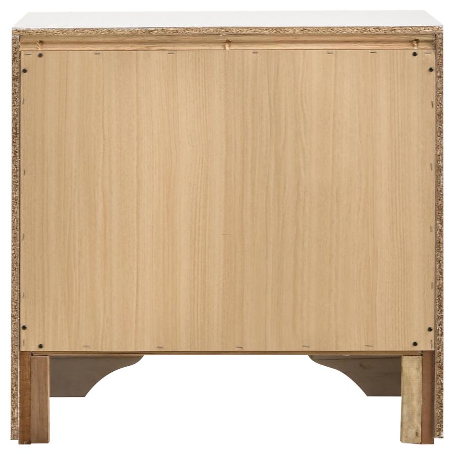 Miranda 3-drawer Nightstand Bedside Table White-6
