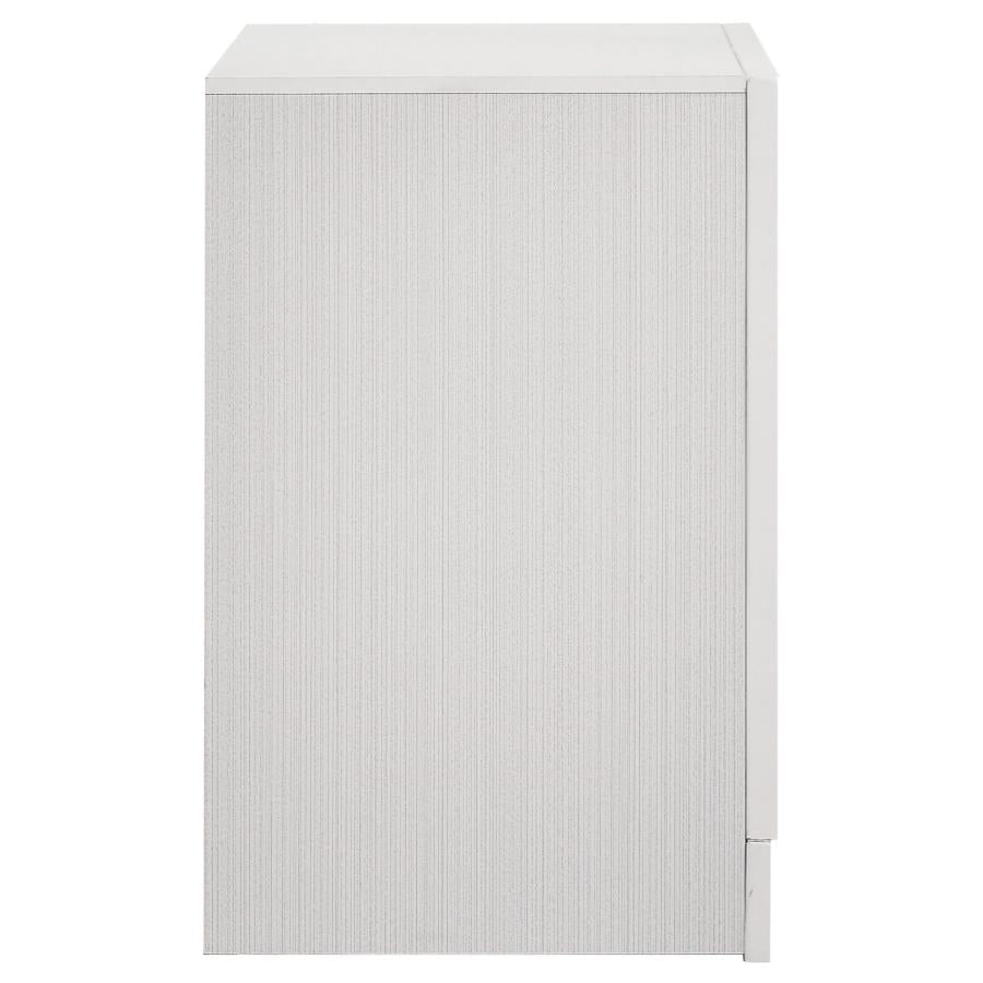 Miranda 3-drawer Nightstand Bedside Table White-9