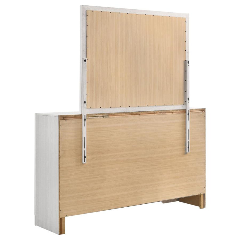 Miranda 7-drawer Dresser with Mirror White-zoom-