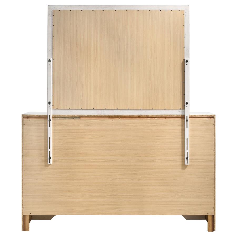 Miranda 7-drawer Dresser with Mirror White-zoom-7
