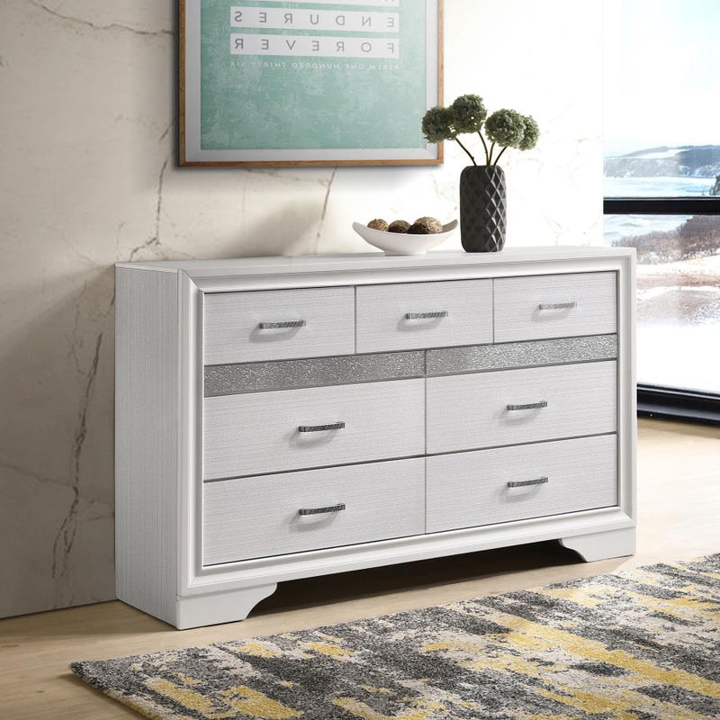 Miranda 9-drawer Dresser White-zoom-